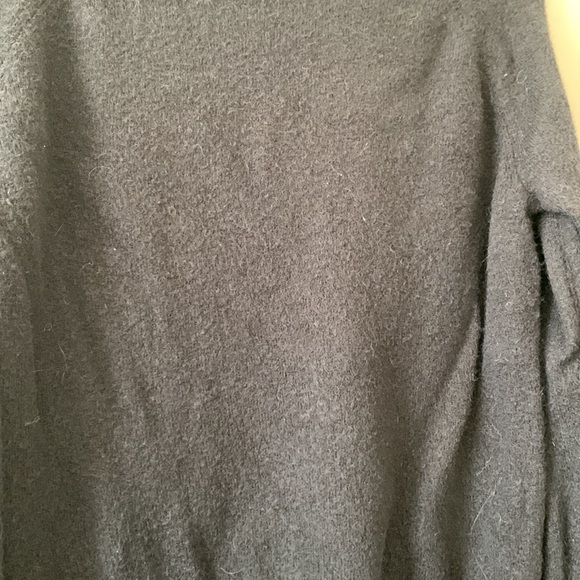 J CREW WOMENS BLACK MOCK NECK SWEATER SMALL MERINO WOOL BD613 - Picture 5 of 6